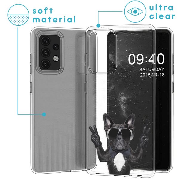 imoshion Coque Design Samsung Galaxy A52(s) (5G/4G) - Cool Bulldog