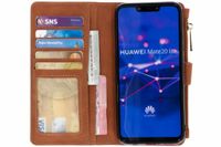 Porte-monnaie de luxe Huawei Mate 20 Lite - Brun