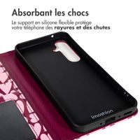 imoshion Étui de télephone portefeuille Design Samsung Galaxy A55 - Hearty Blush