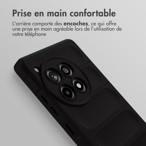 imoshion Coque arrière EasyGrip OnePlus 12R - Noir