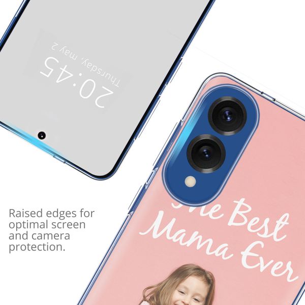 Concevez votre propre coque en gel Samsung Galaxy S25 Edge - Transparent