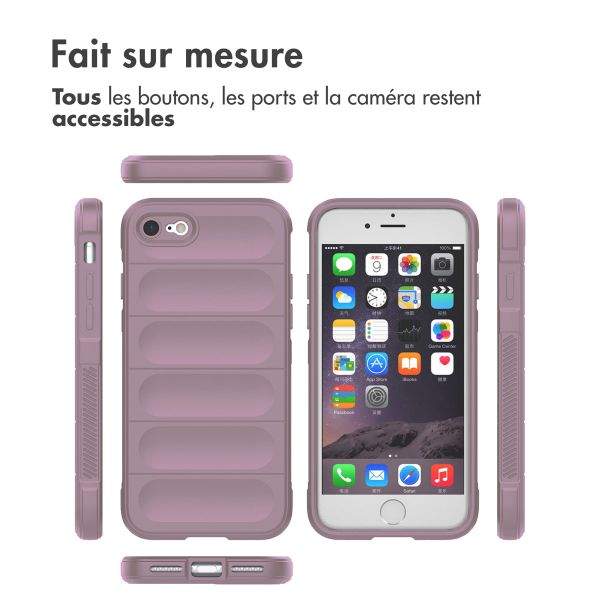 imoshion Coque arrière EasyGrip iPhone SE (2022 / 2020) / 8 / 7 - Violet