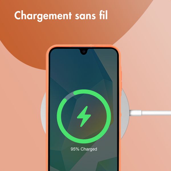 imoshion Coque Couleur Samsung Galaxy A16 - Apricot Crush Orange