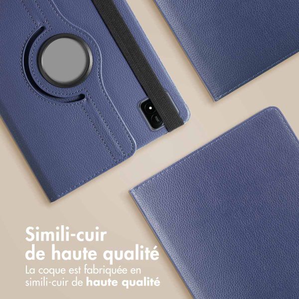 imoshion Coque tablette rotatif à 360° Xiaomi Pad 6S Pro 12.4 - Bleu foncé