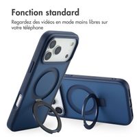 Accezz Coque Ring Stand avec MagSafe Apple iPhone 17 Pro Max - Bleu