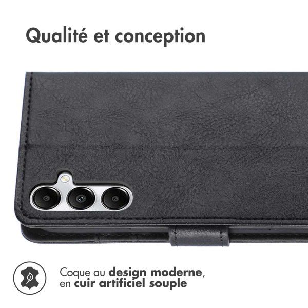 imoshion Étui de télephone portefeuille Samsung Galaxy S25 Plus - Noir