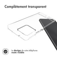 Accezz Coque Clear le Motorola Moto G54 - Transparent