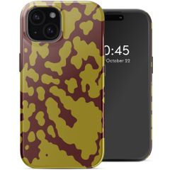 Selencia Coque arrière Vivid avec MagSafe Apple iPhone 15 - Moo'd Olive Dust