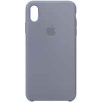 Apple Coque en silicone iPhone Xs Max - Lavender Gray