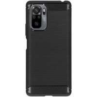 Coque brossée Xiaomi Redmi Note 10 Pro - Noir