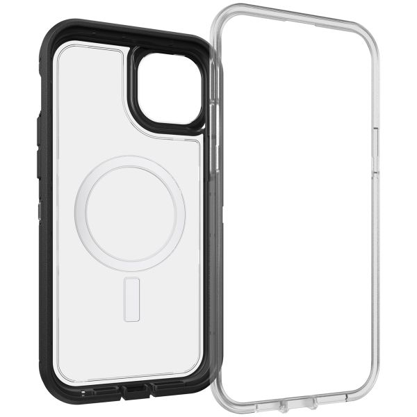 OtterBox Coque Defender Rugged avec MagSafe iPhone 14 Plus - Transparent / Noir