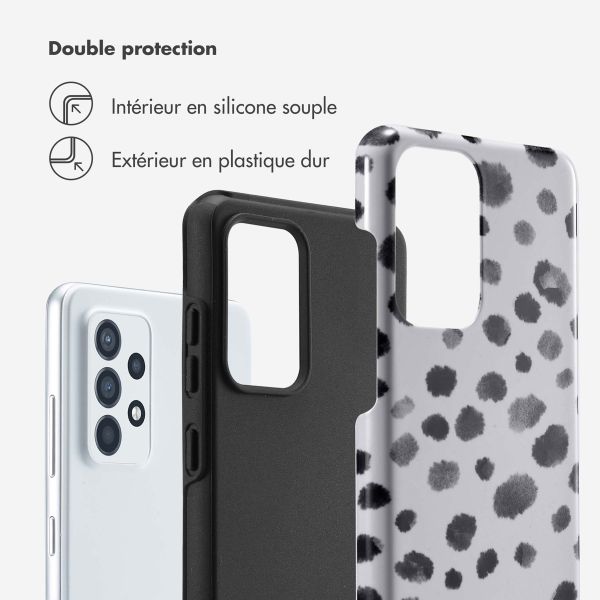 Selencia Coque arrière Vivid Tough Samsung Galaxy A52(s) (5G/4G) - Trendy Leopard