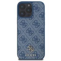 Guess Coque 4G Metal Logo MagSafe iPhone 16 Pro Max - Bleu