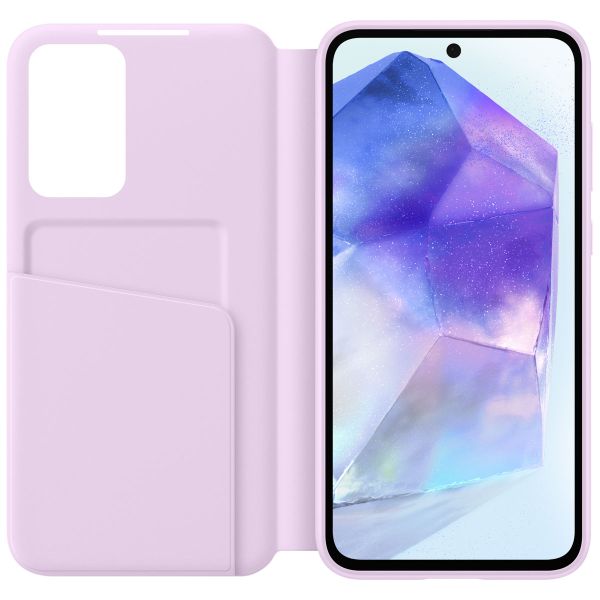 Samsung Original Coque S View Galaxy A55 - Lavender