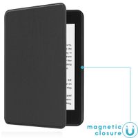 imoshion Étui de liseuse portefeuille Slim Hard Amazon Kindle Paperwhite (2018) - Noir
