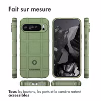 imoshion Coque Rugged Shield Google Pixel 9 Pro XL - Vert foncé
