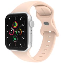 imoshion Bracelet en silicone⁺ Apple Watch Series 1 t/m 11 / SE / Ultra (44/45/46/49 mm) - Taille M/L - Sand Pink