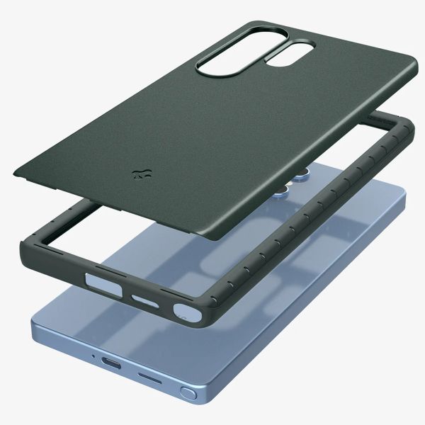 Spigen Coque Thin Fit avec MagSafe Samsung Galaxy S25 Ultra - Abyss Green