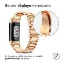 imoshion Bracelet en acier Fitbit Charge 5 - Rose Doré