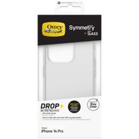 OtterBox Coque Symmetry + Protection d'écran iPhone 14 Pro - Transparent