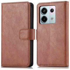 imoshion Étui de télephone portefeuille Xiaomi Redmi Note 13 Pro (5G) / Poco X6 - Marron