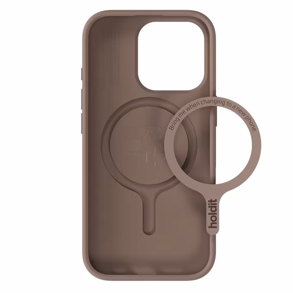 Holdit Coque MagSafe Apple iPhone 16 Pro - Mocha Brown