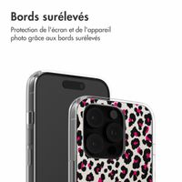 imoshion Coque Design Apple iPhone 16 Pro - Leopard Pink