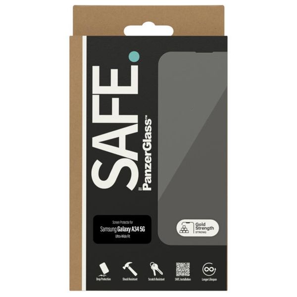 SAFE by PanzerGlass Protection d'écran Ultra-Wide Fit Samsung Galaxy A34 (5G)