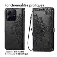 imoshion Etui de télephone Mandala Xiaomi Redmi Note 14 (5G) - Noir