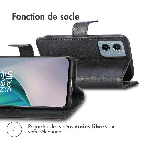 imoshion Étui de télephone portefeuille Motorola Moto G05 / E15 - Noir