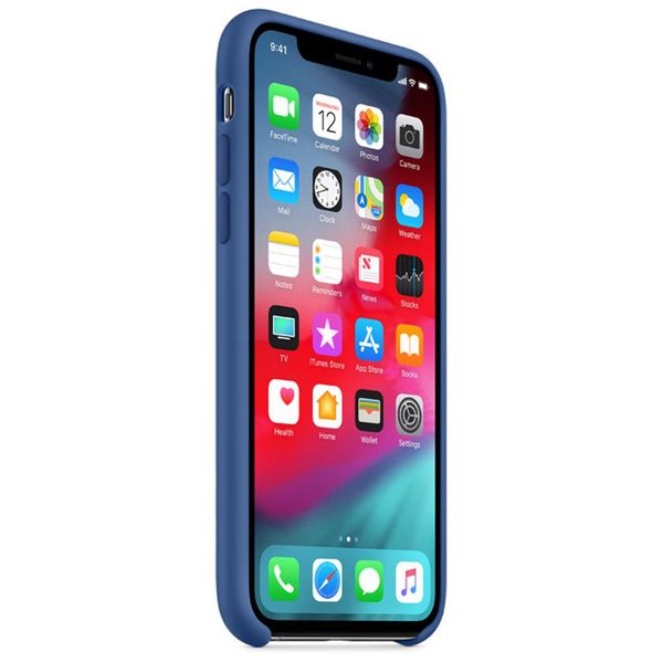 Apple Coque en silicone iPhone Xs / X - Delft Blue