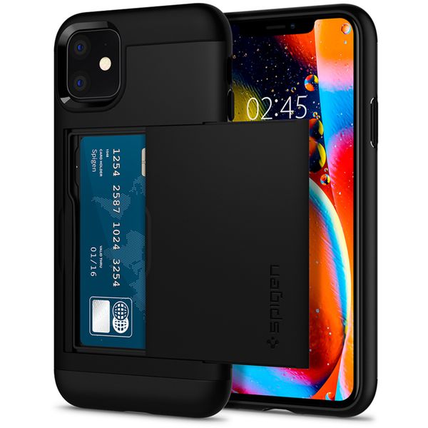 Spigen Coque Slim Armor CS Apple iPhone 11 - Noir