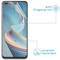 imoshion Protection d'écran Film 3 pack Oppo Reno4 Z 5G