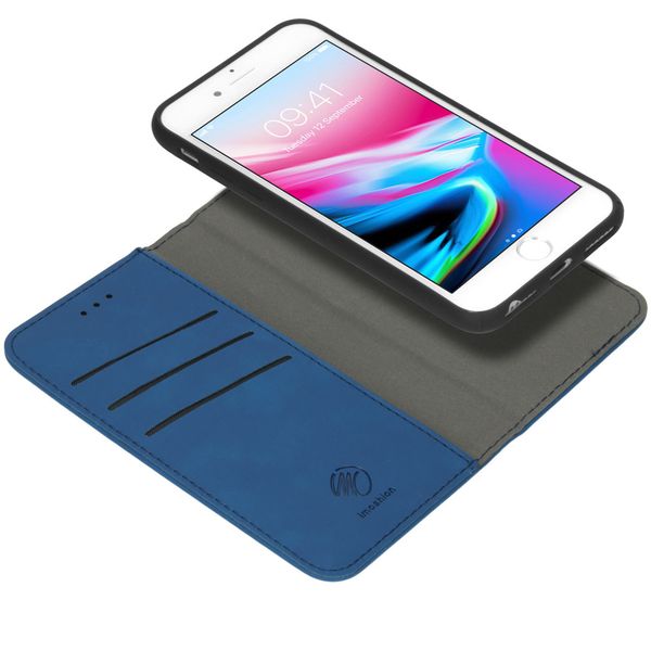 imoshion Etui de télephone luxe 2-en-1 amovible Apple iPhone SE (2020/2022) / 8 / 7 - Bleu foncé