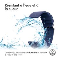 imoshion Bracelet en silicone - Connexion universelle de 24 mm - Bleu foncé