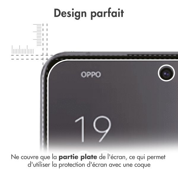 imoshion Protection d'écran Film 3pack Oppo Reno 8 Pro 5G