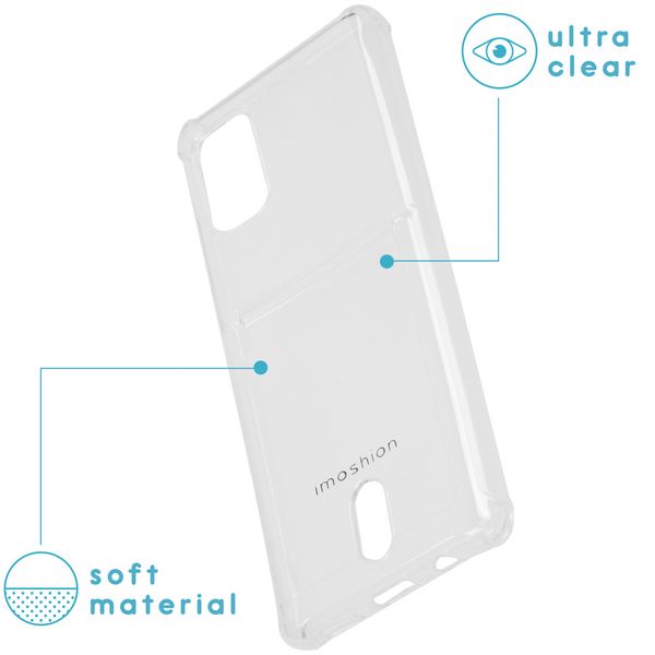 imoshion Coque silicone avec support de passe Samsung Galaxy A51