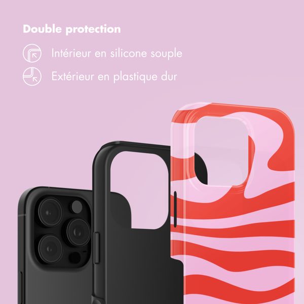 Selencia Coque arrière Vivid Apple iPhone 16 Pro - Dream Swirl Pink