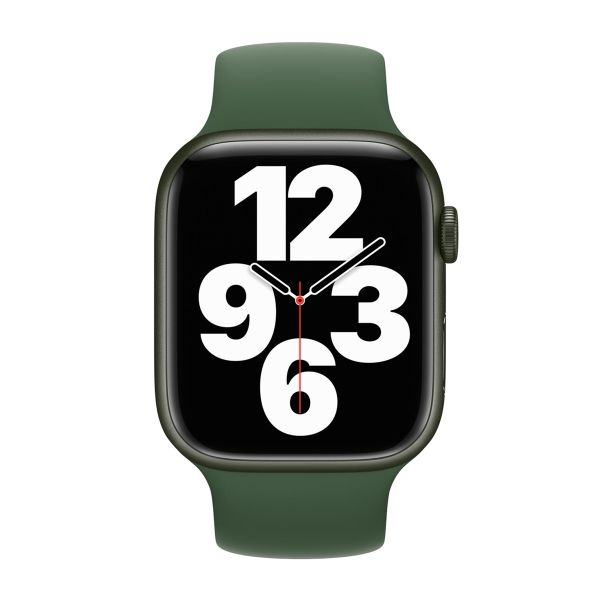 Apple Bracelet Boucle unique en Silicone Apple Watch | 38/40/41/42 mm - Taille 3 - Clover