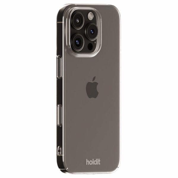 Holdit Coque Slim iPhone 16 Pro - Transparent