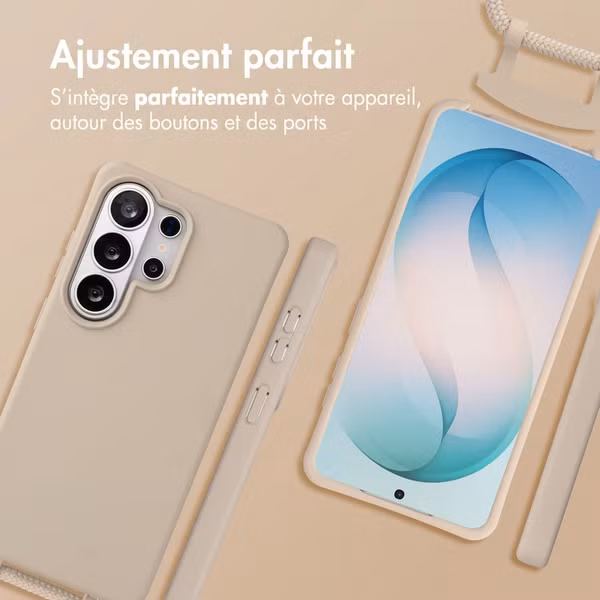 imoshion Coque arrière Color avec cordon amovible et MagSafe Samsung Galaxy S26 Ultra - Nude