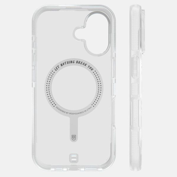 BodyGuardz Coque Ace Pro MagSafe iPhone 16 - Clear White