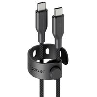 Empower by PanzerGlass Câble de recharge Racing USB-C vers USB-C - 60 W - 2 mètres - Space Black