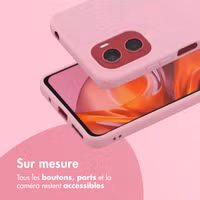 imoshion Coque Couleur Motorola Moto G05 / E15 - Bubblegum Pink