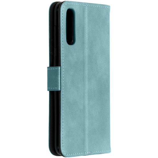 imoshion Étui de télephone portefeuille de luxe Samsung Galaxy A50 / A30s - Bleu clair
