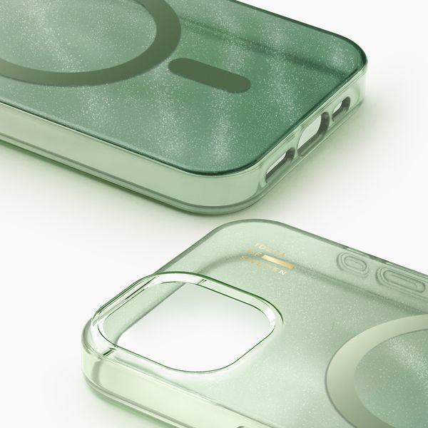 iDeal of Sweden Coque Clear MagSafe Apple iPhone 17e / 16e / 15 / 14 / 13 - Sage Green