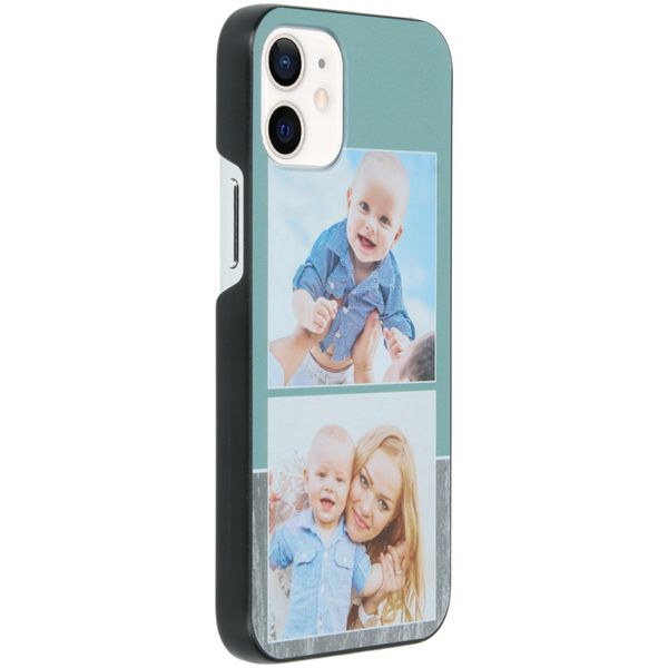 Concevez votre propre coque rigide Apple iPhone 12 Mini - Noir