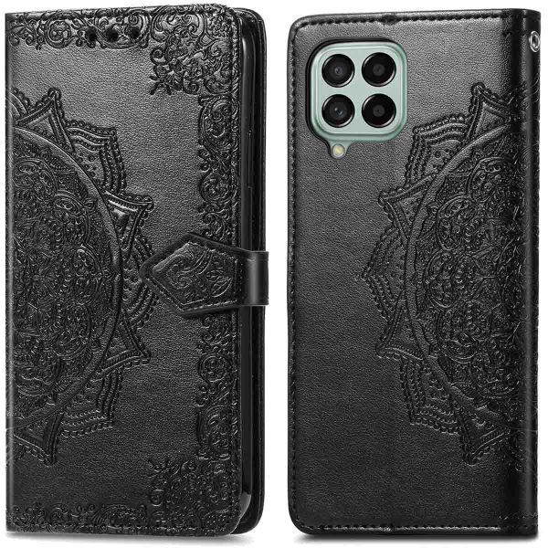 imoshion Etui de téléphone portefeuille Mandala Samsung Galaxy M53 - Noir