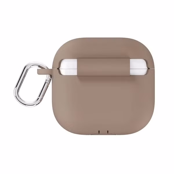 Holdit Coque Solid Silicone Apple AirPods 4 - Mocha Brown