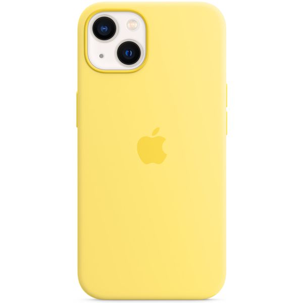 Apple Coque en silicone MagSafe Apple iPhone 13 - Lemon Zest
